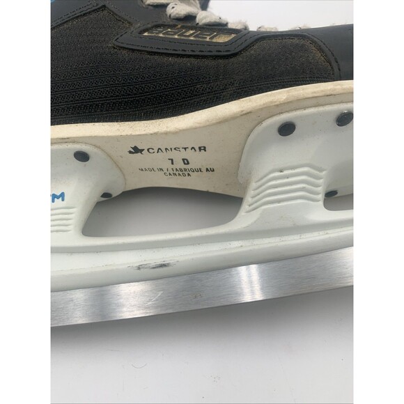 Bauer Black Panther Skates, Size 7 D Made in Canada - Picture 5 of 16